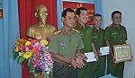 Công an tỉnh: Khen thưởng 3 tập thể có thành tích xuất sắc
