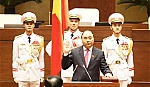 Cảm xúc trước nghi thức tuyên thệ nhậm chức