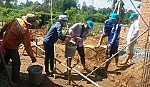 Áo xanh tình nguyện trên những công trình, phần việc