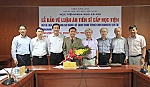 NCS Nguyễn Thạnh Vượng: Bảo vệ thành công luận án tiến sĩ Kinh tế học
