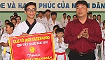 Trung tâm TDTT TP. Mỹ Tho: Khen thưởng các VĐV đoạt giải môn Taekwondo