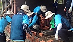 Hoạt động của Đoàn sinh viên Hàn Quốc tình nguyện tại Gò Công Tây