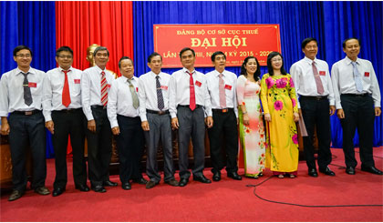 Ban Chấp hành Đảng bộ Cục Thuế tỉnh nhiệm kỳ 2015 - 2020.