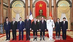 Chủ tịch nước tiếp Đại sứ các nước trình Quốc thư
