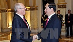 Chủ tịch nước Trần Đại Quang hội đàm với Tổng thống Peru