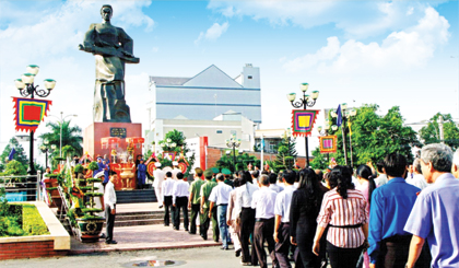 Lễ hội Anh hùng dân tộc Trương Định tại TX. Gò Công.