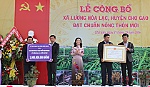 Xã Lương Hòa Lạc ra mắt nông thôn mới