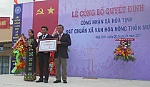 Hòa Tịnh đón nhận danh hiệu 