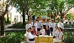 Có một ngôi trường sạch và xanh như thế.