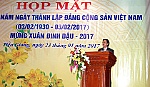 Họp mặt kỷ niệm 87 năm Ngày thành lập Đảng Cộng sản Việt Nam