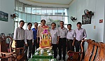 Thường trực Tỉnh ủy thăm, chúc Tết Báo Ấp Bắc