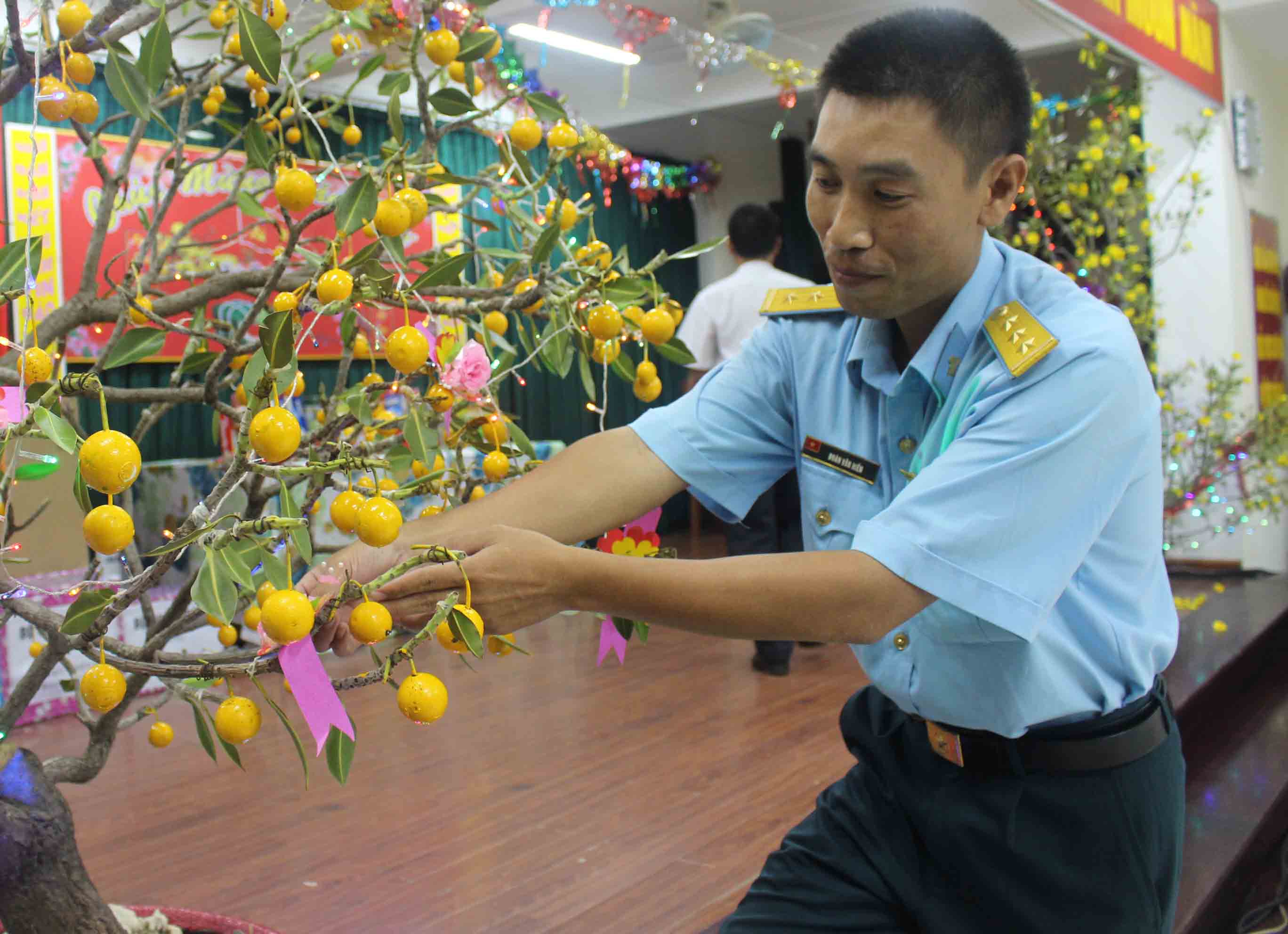 Hái hoa dân chủ trong đêm giao thừa.