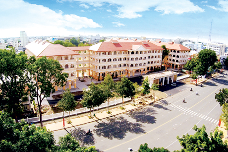 Trường THPT Nguyễn Đình Chiểu.                                                   Ảnh: Nguyễn Triết