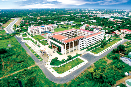 Trường THPT Chuyên Tiền Giang.                                                     Ảnh: Nguyễn Triết
