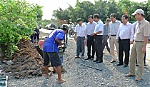 Khởi công đường ống dẫn nước ngọt về Tân Phú Đông