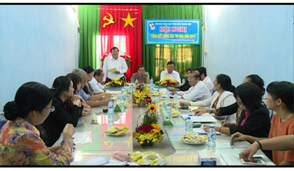 Hội Nhà báo các tỉnh khu vực Bắc sông Hậu tổng kết công tác thi đua năm 2016.