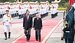 Toàn cảnh lễ đón Nhà vua và Hoàng hậu Nhật Bản tại Phủ chủ tịch