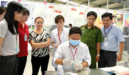 Đoàn liên ngành kiểm tra vệ sinh an toàn thực phẩm