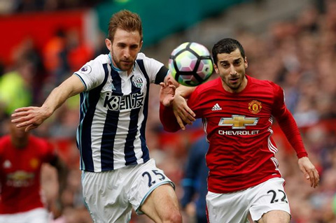 M.U bị West Brom cầm hòa tiếc nuối