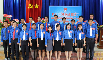 Ban chấp hành Đoàn trường Đại học Tiền Giang nhiệm kỳ 2017-2022  ra mắt đại hội. 