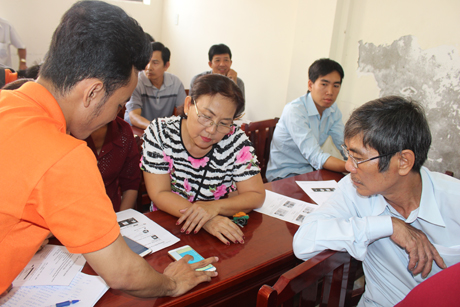 Hướng dẫn các chủ trại heo sử dụng phần mềm truy xuất nguồn gốc thịt heo.