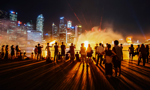 Nhạc nước ở Singapore.