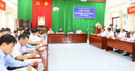 Hội nghị Phát triển Kinh tế - Đô thị 3 vùng lần thứ 1 tại vùng trung tâm diễn ra ở huyện Chợ Gạo.