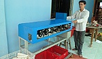 Sáng chế thành công máy gọt vỏ củ cải trắng