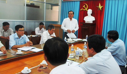 Ông Lê Văn Nghĩa kết luận các vụ việc khiếu nại tồn đọng, kéo dài của người dân trên địa bàn  TP. Mỹ Tho. 