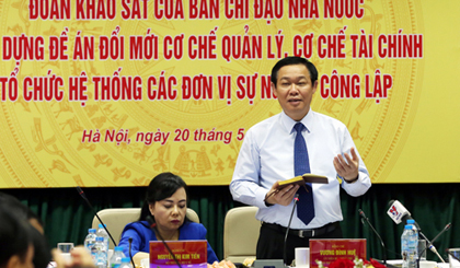 Phó Thủ tướng Vương Đình Huệ phát biểu tại cuộc họp. Ảnh: VGP/Thành Chung 