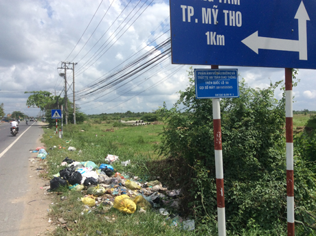 Ngay cửa ngõ vào TP. Mỹ Tho 