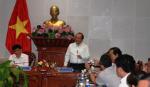 Thứ trưởng Bộ Y tế Nguyễn Thanh Long làm việc tại Tiền Giang