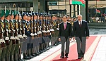Tổng thống Belarus đón, hội đàm với Chủ tịch nước Trần Đại Quang