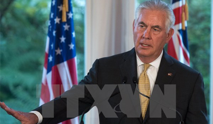 Ngoại trưởng Mỹ Rex Tillerson. (Ảnh: AFP/TTXVN)