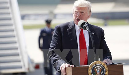 Tổng thống Mỹ Donald Trump. Ảnh: TTXVN