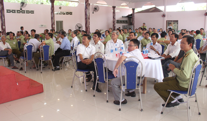 Toàn cảnh buổi họp mặt.