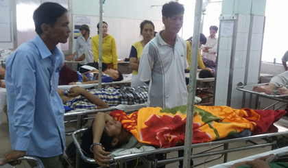 Nghi phạm bị bắt giữ đang điều trị tại bệnh viện.