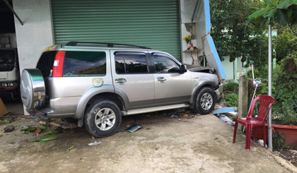 Hiện trường vụ tai nạn.