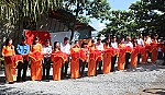 Khánh thành ống dẫn nước sinh hoạt ở Tân Phú Đông