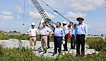 Chủ tịch UBND tỉnh Lê Văn Hưởng kiểm tra thực tế các dự án