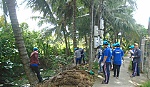 Xã Tân Hương ra quân thực hiện các công trình đền ơn đáp nghĩa