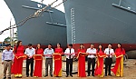 Hạ thủy 2 tàu vỏ thép dịch vụ hậu cần nghề cá