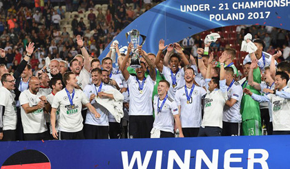 U21 Đức vô địch U21 châu Âu 2017. (Nguồn: Dfb.de)
