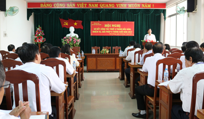 Cục Thuế tỉnh tổ chức Hội nghị sơ kết công tác thuế 6 tháng đầu năm và triển khai nhiệm vụ, giải pháp 6 tháng cuối năm 2017 vào ngày 18-7.