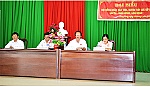 Bí thư Tỉnh ủy Nguyễn Văn Danh tiếp xúc cử tri huyện Châu Thành