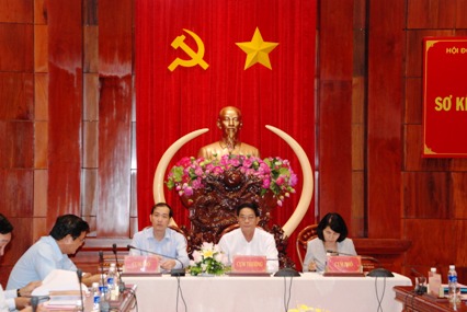 Lãnh đạo cụm thi đua chủ trì hội nghị