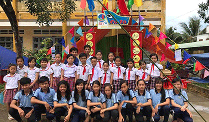 Trại hè là sân chơi lành mạnh và bổ ích cho các em học sinh 