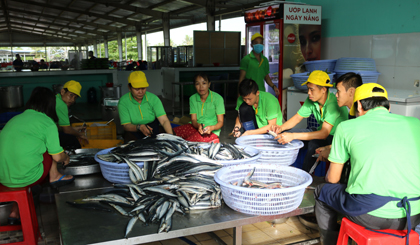 Cần giải pháp đồng bộ đảm bảo ATTP ở các BĂTT tại các DN (ảnh chụp tại BĂTT của Công ty TNHH MTV Dream Mekong).
