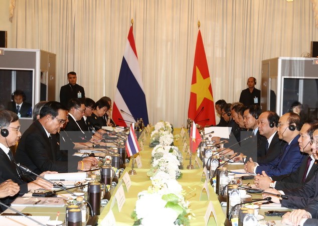Hội đàm cấp cao Việt Nam-Thái Lan. Ảnh: VGP