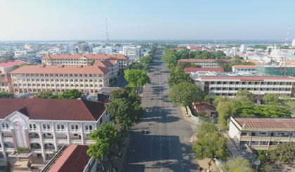 Đô thị Mỹ Tho ngày càng rộng mở và phát triển đi lên theo hướng văn minh, hiện đại. 	Ảnh: TRẦN LIÊM
